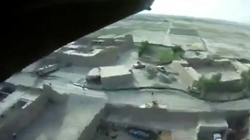 Rozhuśtany Chinook spadł na Afganistan
