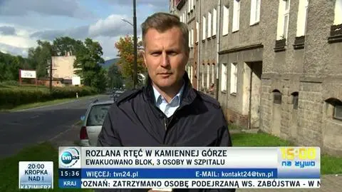 Rozlana rtęć i ewakuacja bloku. 3 osoby w szpitalu