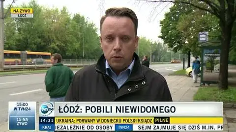 Rozmowa niewidomego z reporterem TVN24