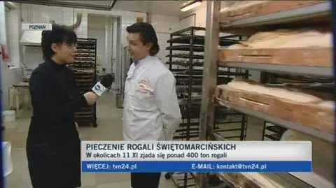 Rozmowa o recepturze rogali świętomarcińskich