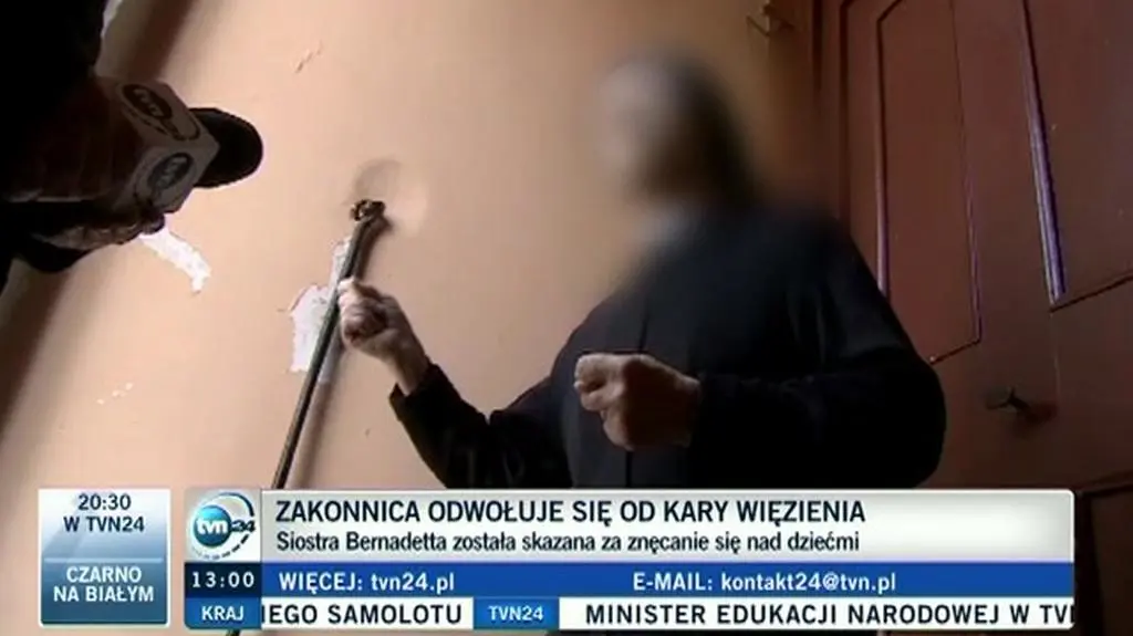 Rozmowa reportera TVN24 z zakonnicą