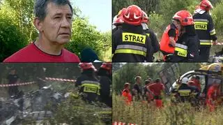 Rozmowa z byłym strażakiem, który wyciągnął z płonącego samolotu trzy osoby