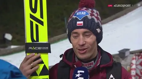 Rozmowa z Kamilem Stochem po kwalifikacjach w Wiśle