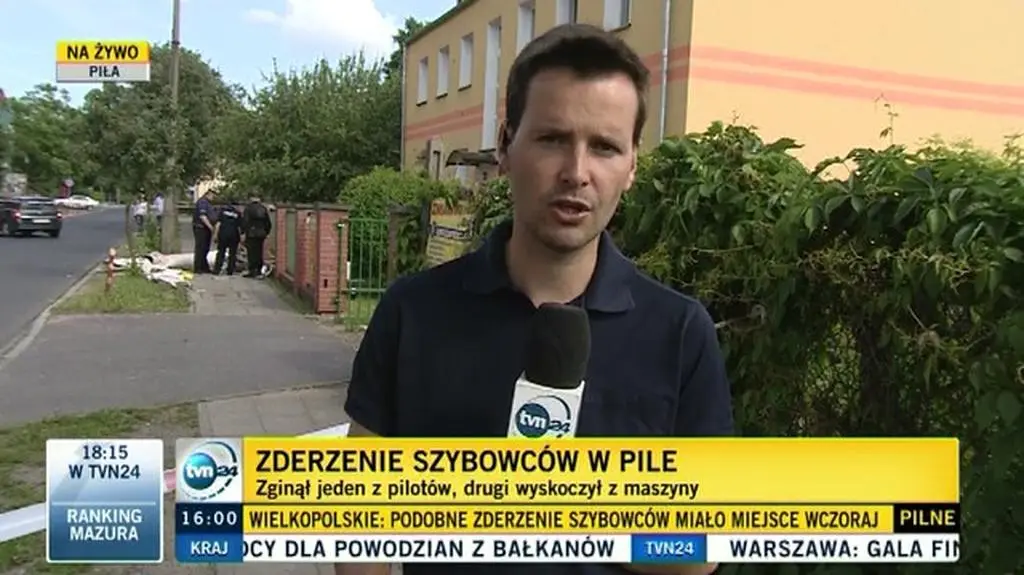 Rozmowa ze świadkiem wypadku szybowcowego w Pile