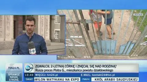 Ruszył proces ojca, który zgwałcił dwuletnią córkę 