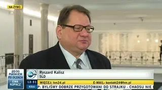 Ryszard Kalisz o podziałach w PO