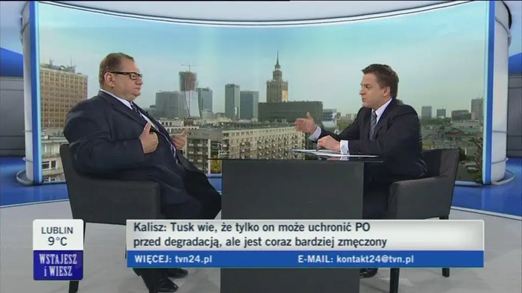 Ryszard Kalisz w programie "Jeden na jeden"