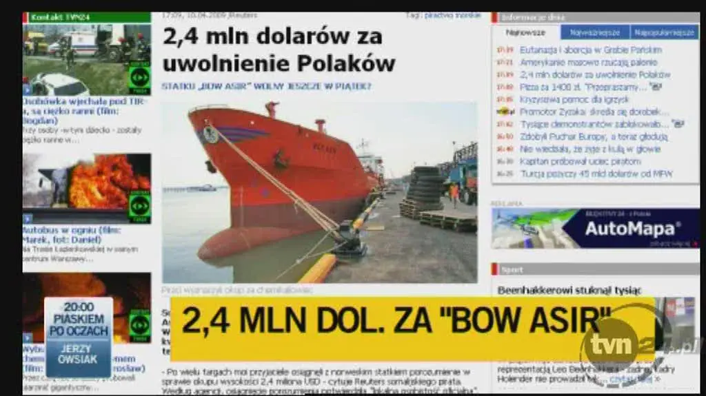 Ryszard Kuźniewicz były mechanik "Bow Asir"