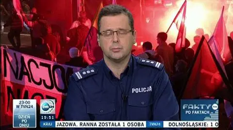 Rzecznik KGP krytykował organizację Marszu Niepodległości 