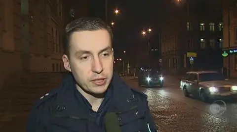 Rzecznik kieleckiej policji o zamieszkach (TVN24)