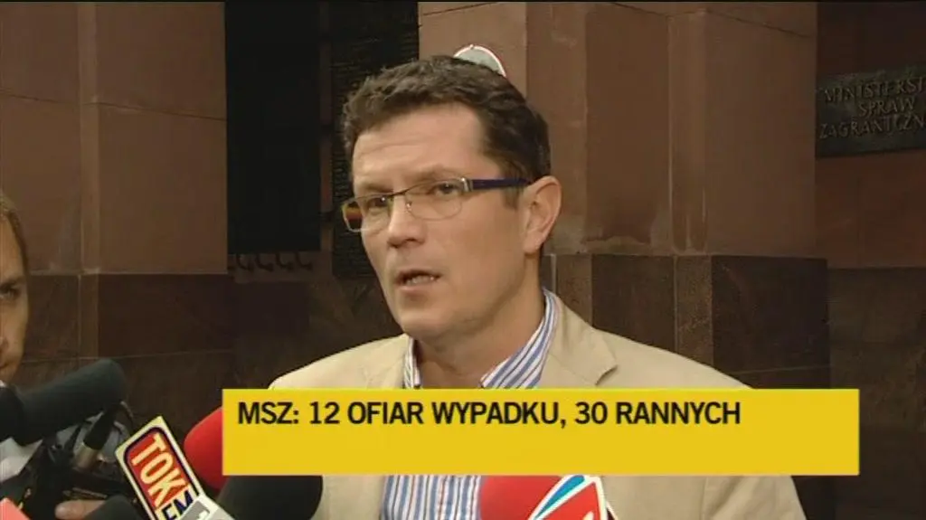 Rzecznik MSZ: 12 osób zginęło (TVN24)