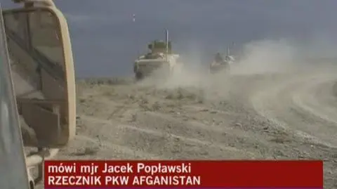 Rzecznik polskiego kontyngentu w Afganistanie mjr Jacek Popławski