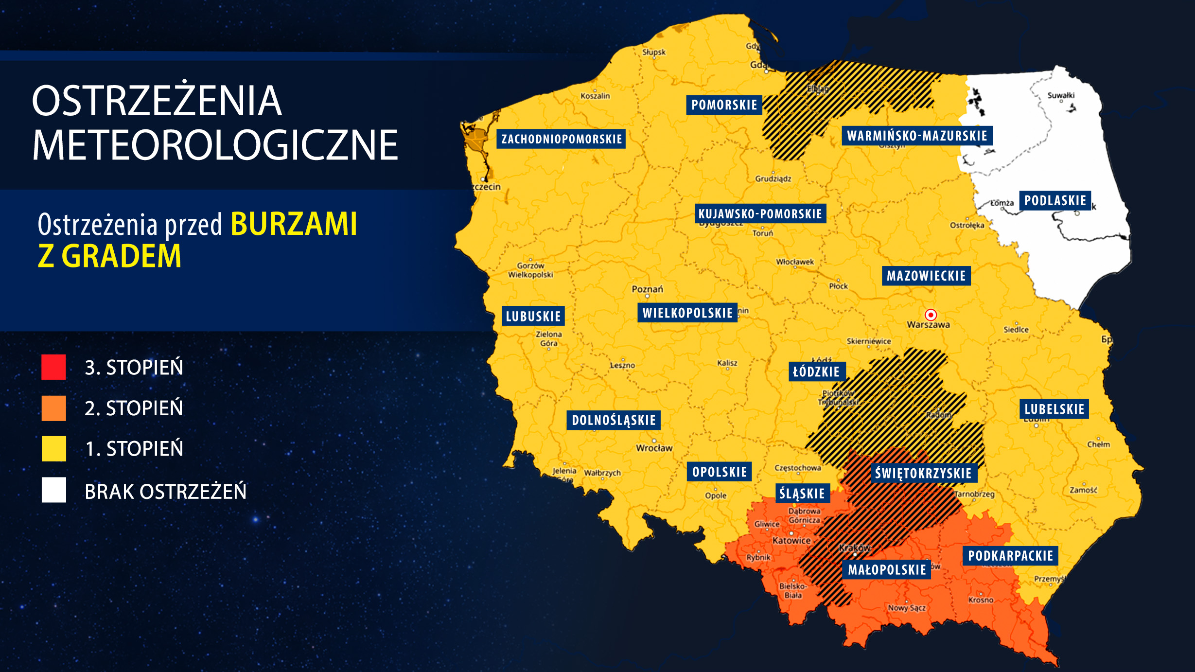 Ostrzeżenia meteorologiczne IMGW