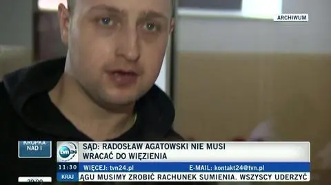 Sąd wstrzymał wykonywanie części wyroków ws. Agatowskiego
