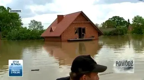 Sandomierz pod wodą