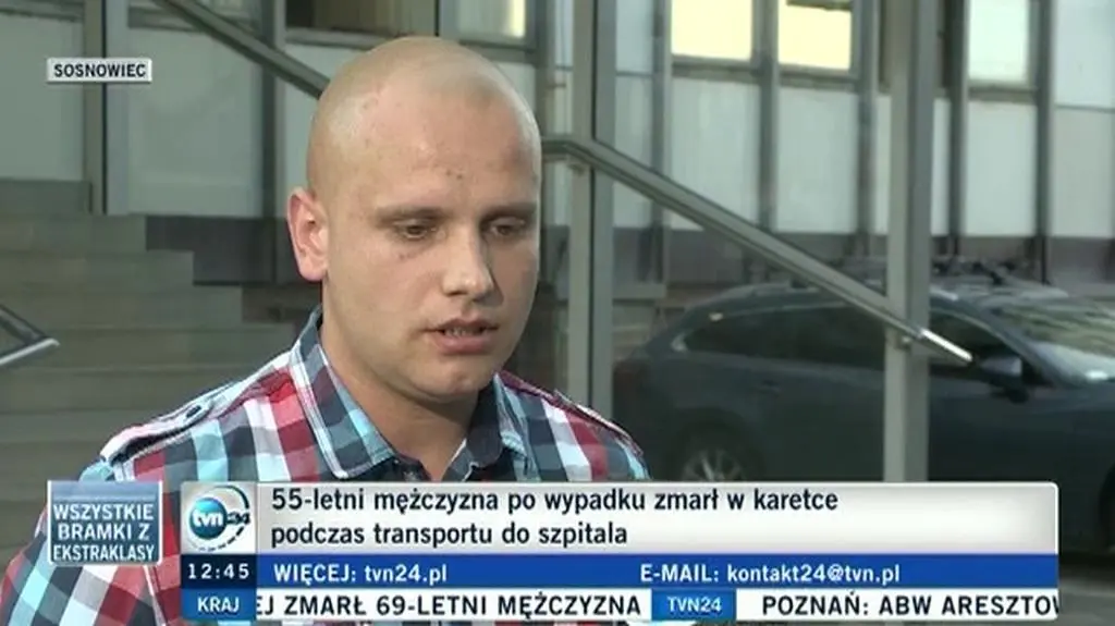 Sanitariusz: to była decyzja policjantów