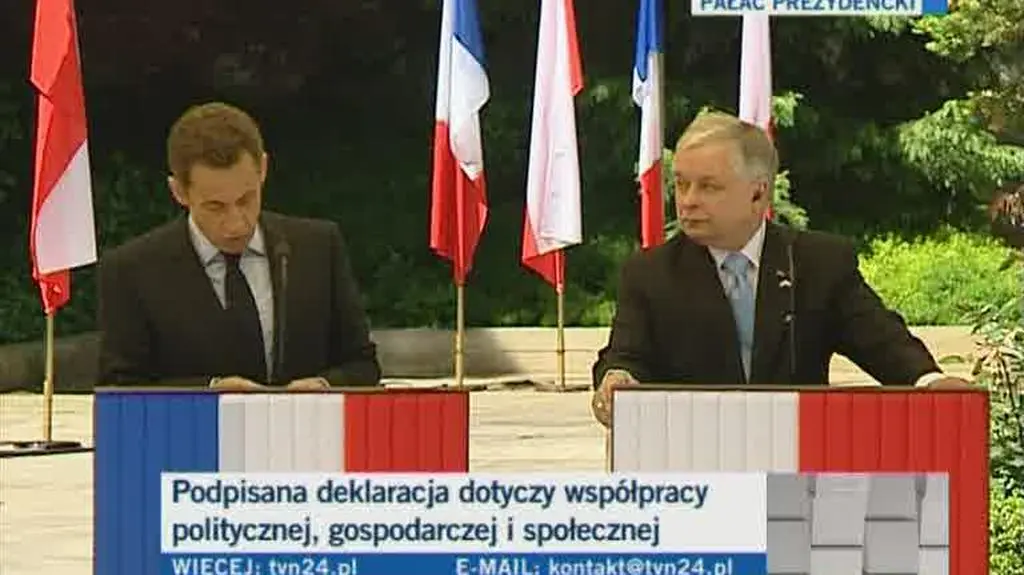 Sarkozy o otwarciu rynku pracy (TVN24)