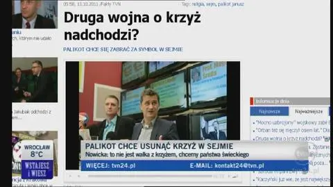 Sawicki przestrzegł Palikota (TVN24)