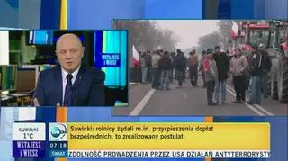 Sawicki: przez protesty rolnicy sprawią, że ludzie się od nich odwrócą