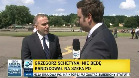 Schetyna: Mam czas na kandydowanie 