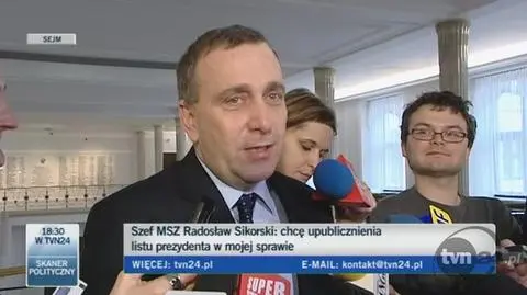 Schetyna o liście/TVN24