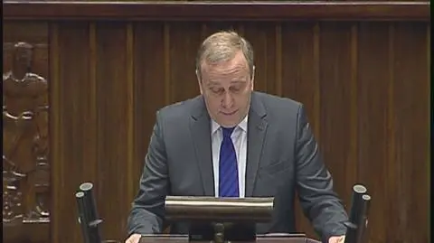Schetyna rozpoczął wystąpienie w Sejmie