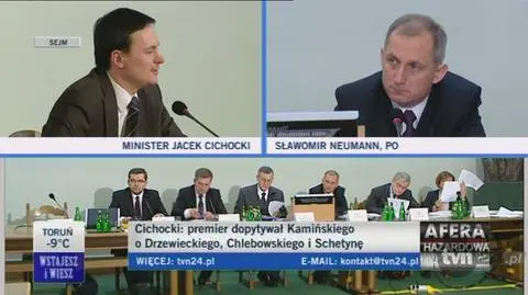 "Schetyna w materiałach CBA"