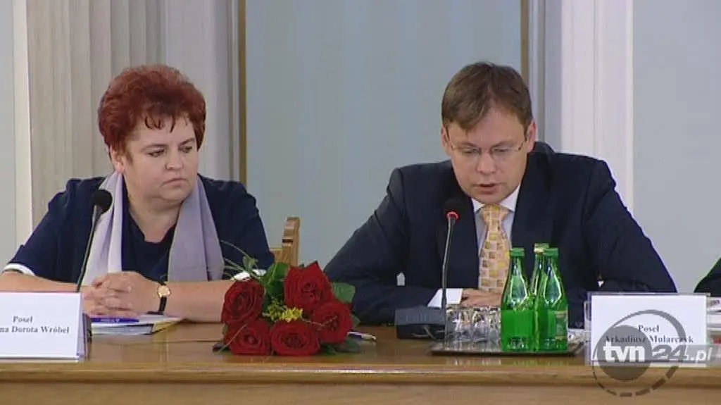 Sebastian Karpiniuk i Arkadiusz Mularczyk w programie "24 godziny"