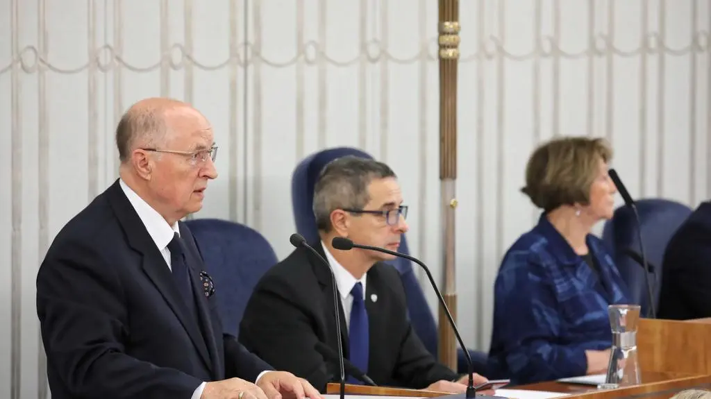 Senator Michał Seweryński przedstawia kandydaturę Stanisława Karczewskieg