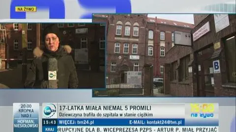 Siedemnastolatka miała blisko 5 promili