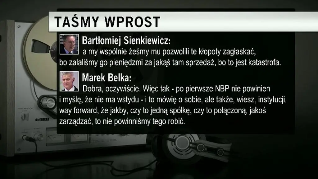 Sienkiewicz i Belka rozmawiają o powołaniu bliżej nieokreślonej spółki