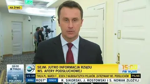 Sienkiewicz przed speckomisją ws. podsłuchów 