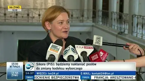 Sikora: Jeśli sąd uzna ich nieważność, w co wierzę, to cóż: wybory trzeba będzie powtórzyć