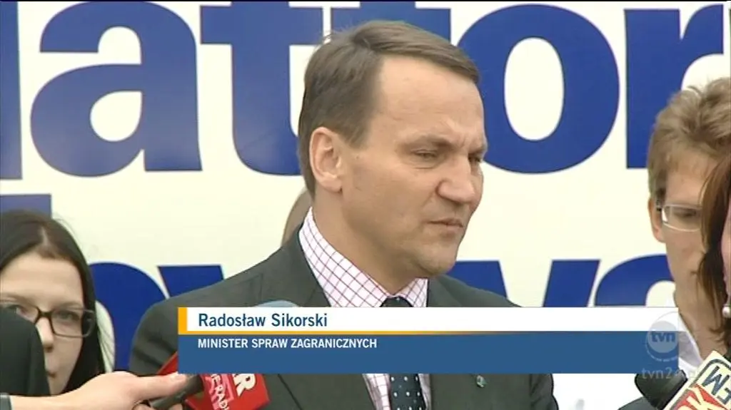 Sikorski: Będziemy cierpliwie dopingować (TVN24)