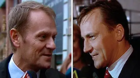Sikorski był pierwszą osobą, z którą w sprawie współpracy w rządzie rozmawiał Tusk