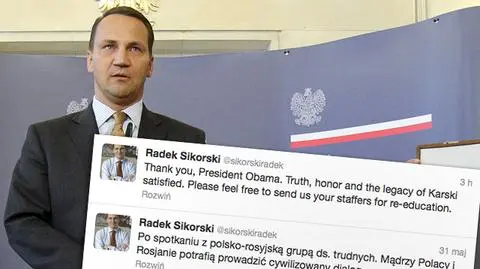 Sikorski: list Obamy pomoże walczyć ze stereotypami