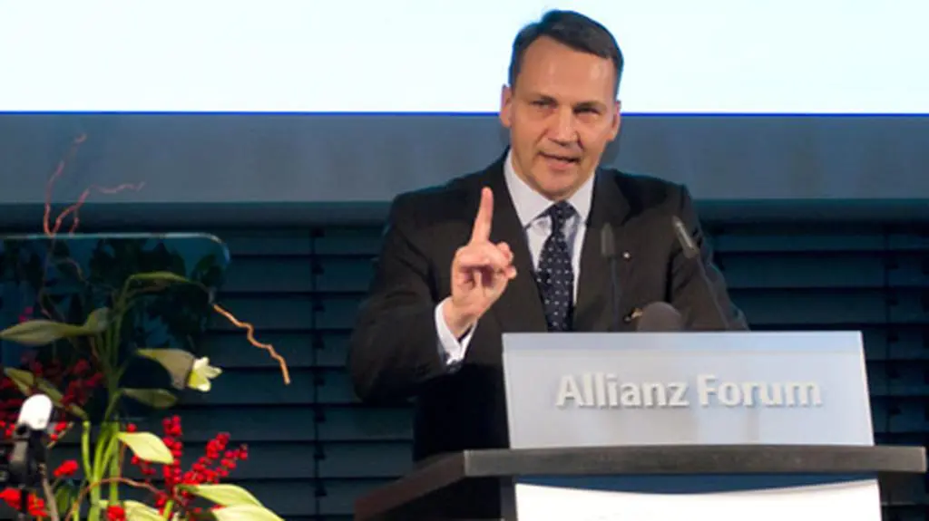 Sikorski uzasadnia swoje wystąpienie w Berlinie