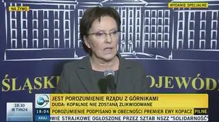 "Skończył się niespokojny czas dla 47 tysięcy górników"