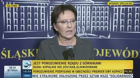 "Skończył się niespokojny czas dla 47 tysięcy górników"