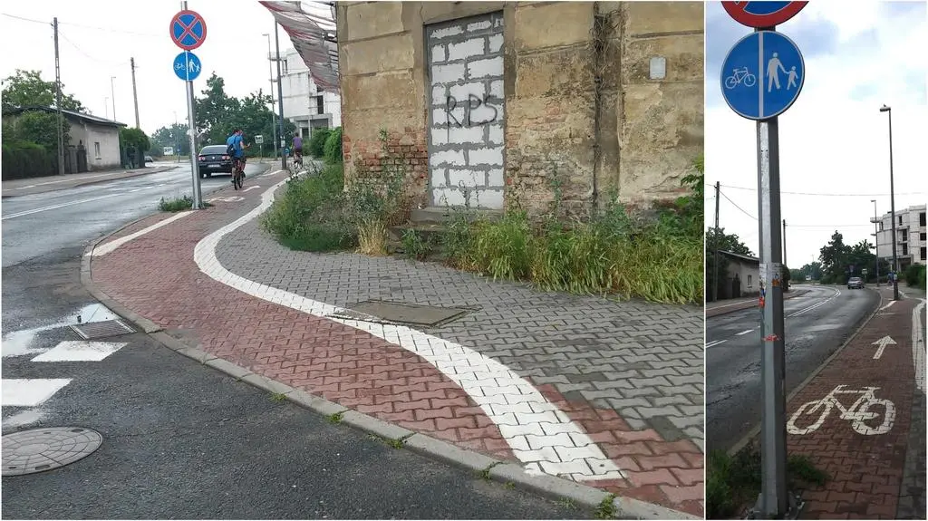 Slalom na ul. Dmowskiego