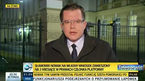 Sławomir Nowak zawieszony w PO na trzy miesiące 