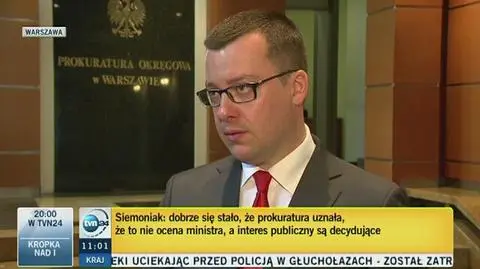 Śledztwo ws. podsłuchu w restauracji. Bez wniosku szefa MON