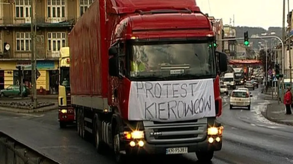 "Ślimak" na A4 w okolicach Katowic