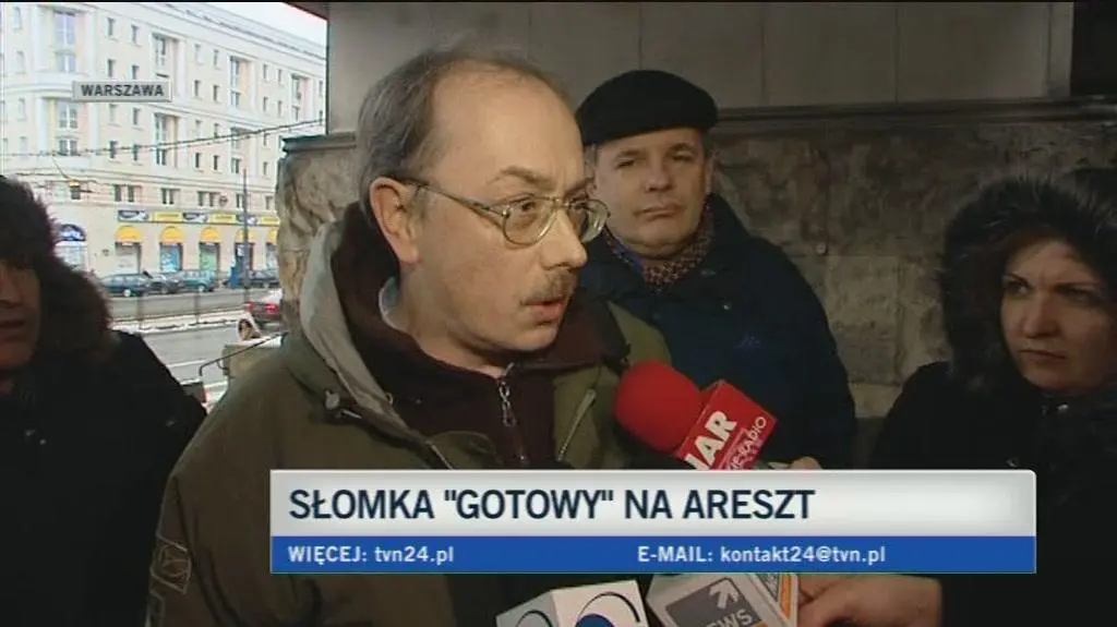 Słomka gotowy na spędzenie 14 dni w areszcie