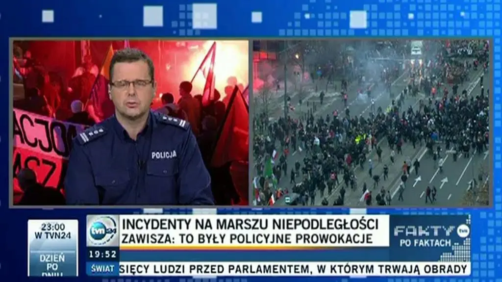 Sokołowski: teza o policyjnej prowokacji jest absurdalna 