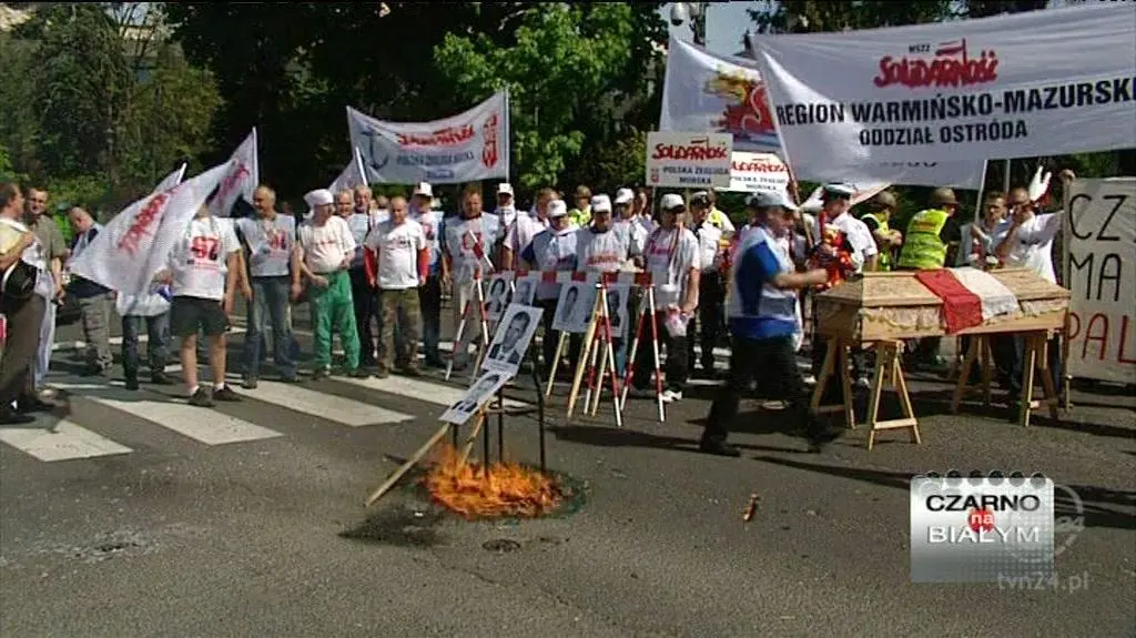 "Solidarność" teraz i kiedyś (TVN24)