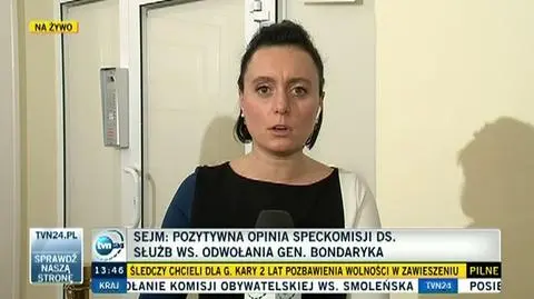 Speckomisja pozytywnie o odejściu Bondaryka