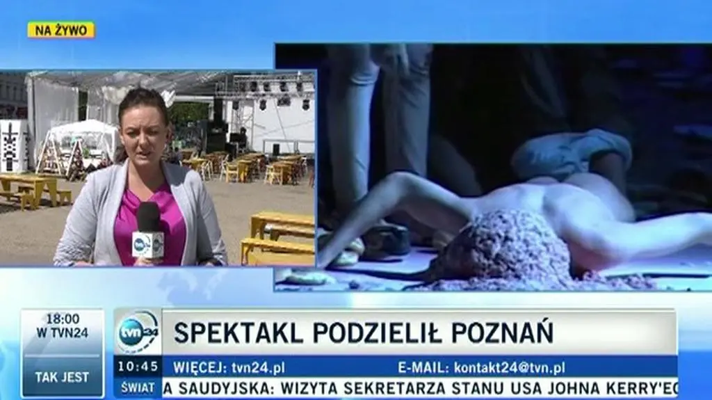 Spektakl podzielił Poznań