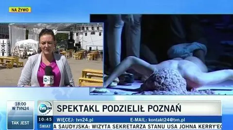Spektakl podzielił Poznań