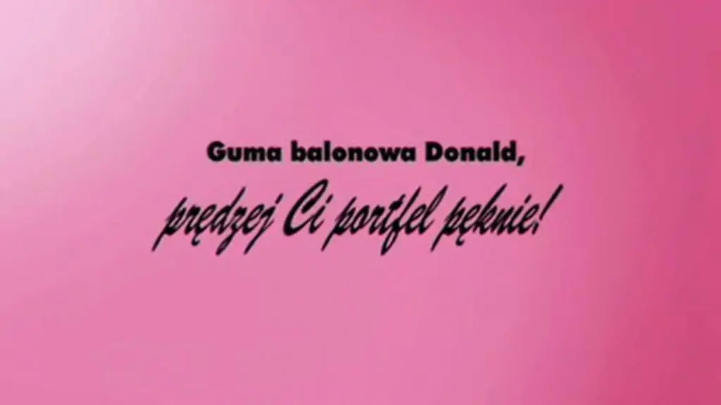 Spot PiS: Guma balonowa